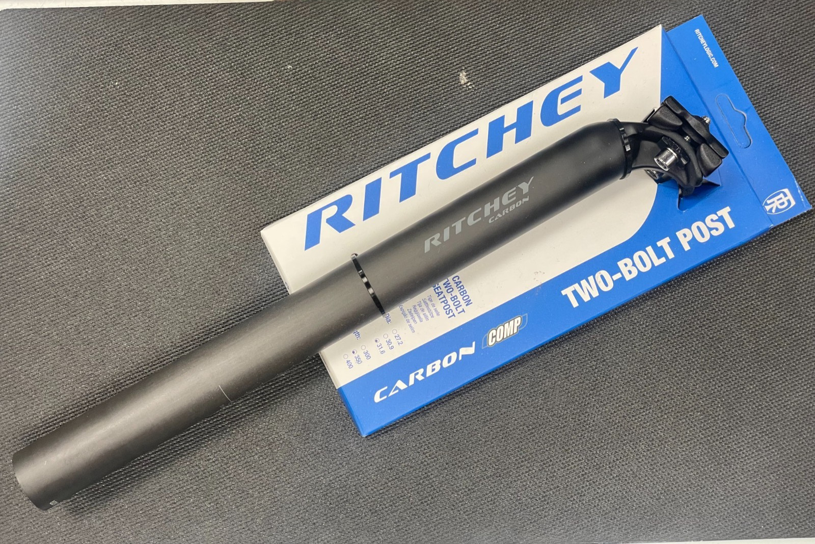 Ritchey Comp Carbon Seatpost: 31.6, 350mm, 25mm Offset