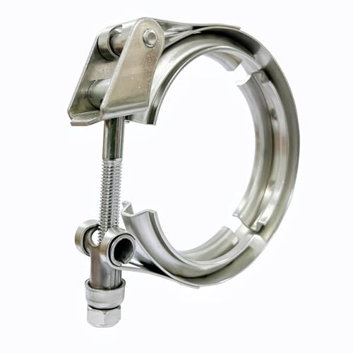 Quick Release 2.5 Inch Exhaust V band Clamp for Flange Kits 2.5 inch Silvery