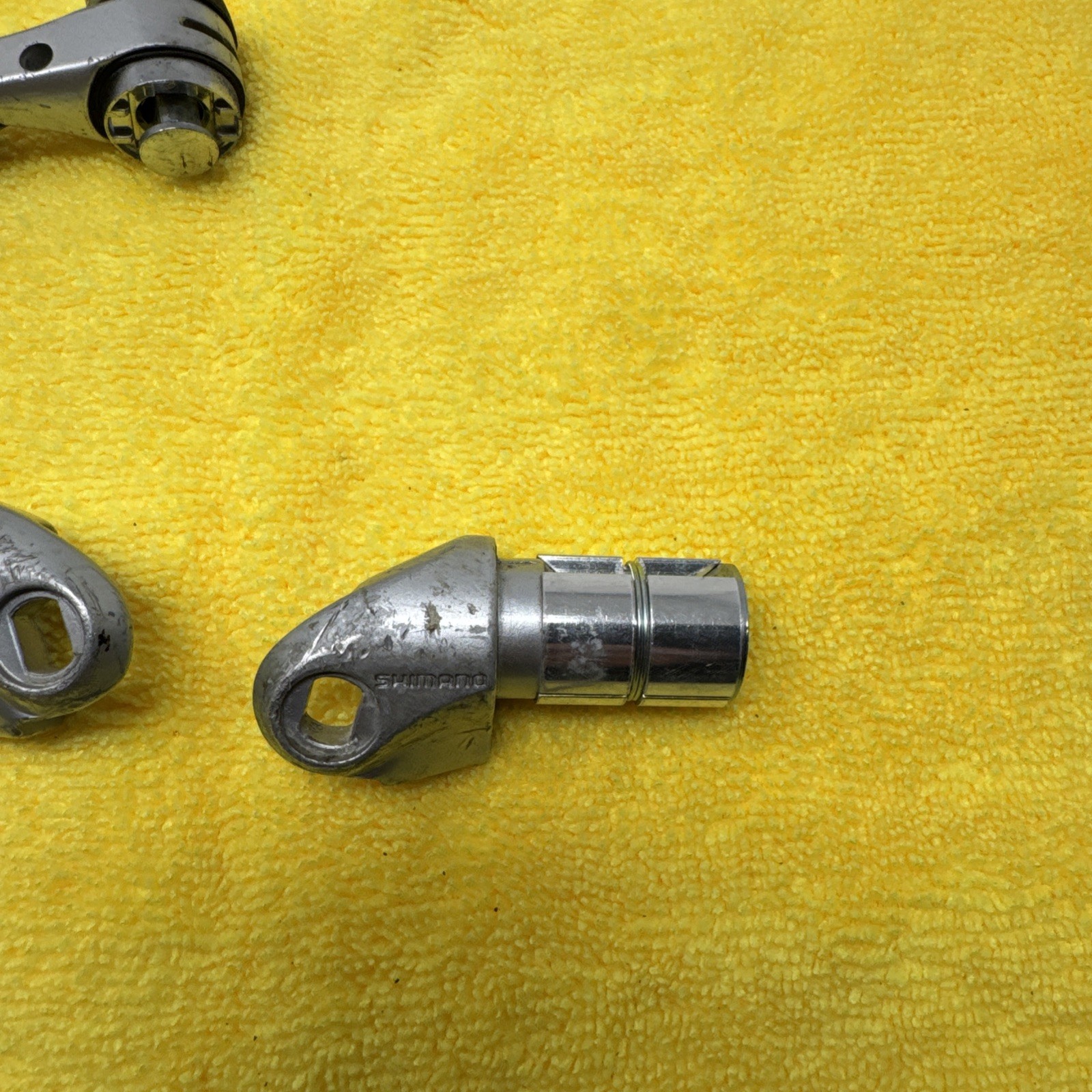 Shimano SL-BS64 8-Speed Bar End Shifter Set Road Bike Silver Aluminum