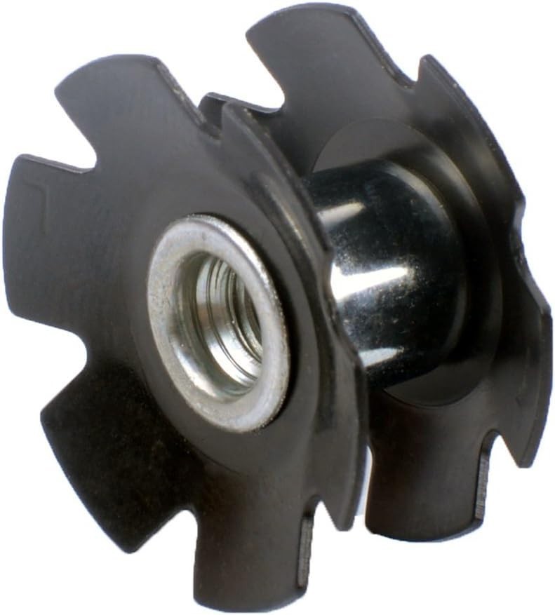 Durable Alloy Steel 1-1/8 Inch Star Nuts for Secure Bike Headset Installation