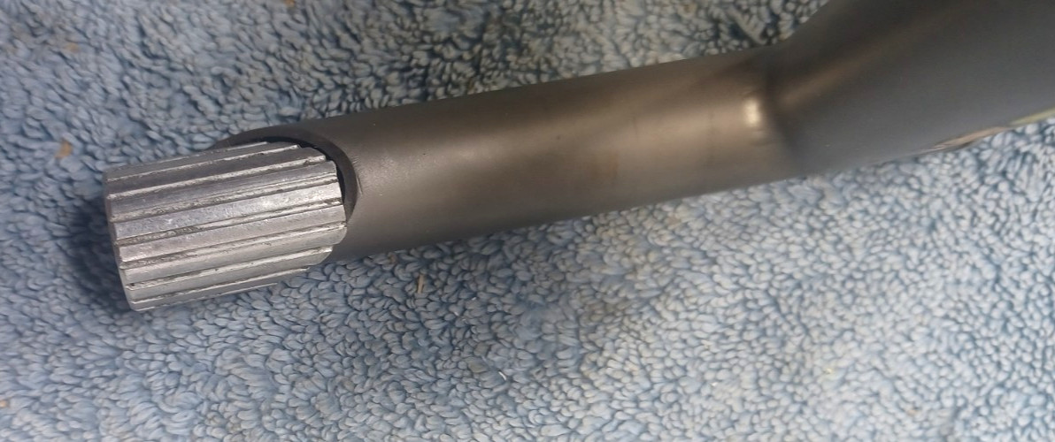 used, DEAN 125mm, 22.2mm dia. Titanium Quill Stem, Fits 26mm Bar Clamp, 1″ Fork