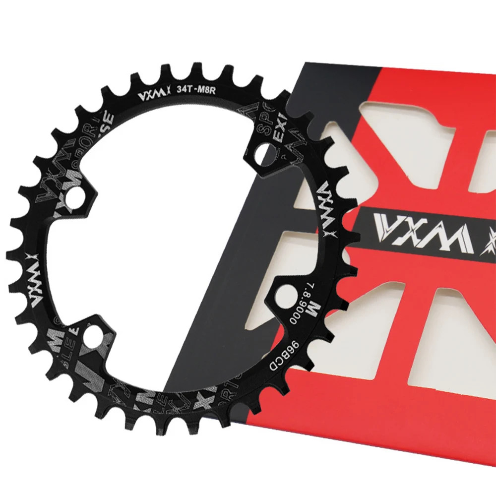 round Oval 96BCD Chainring MTB Mountain 96Bcds Bike Bicycle 32T 34T 36T 38T Crow