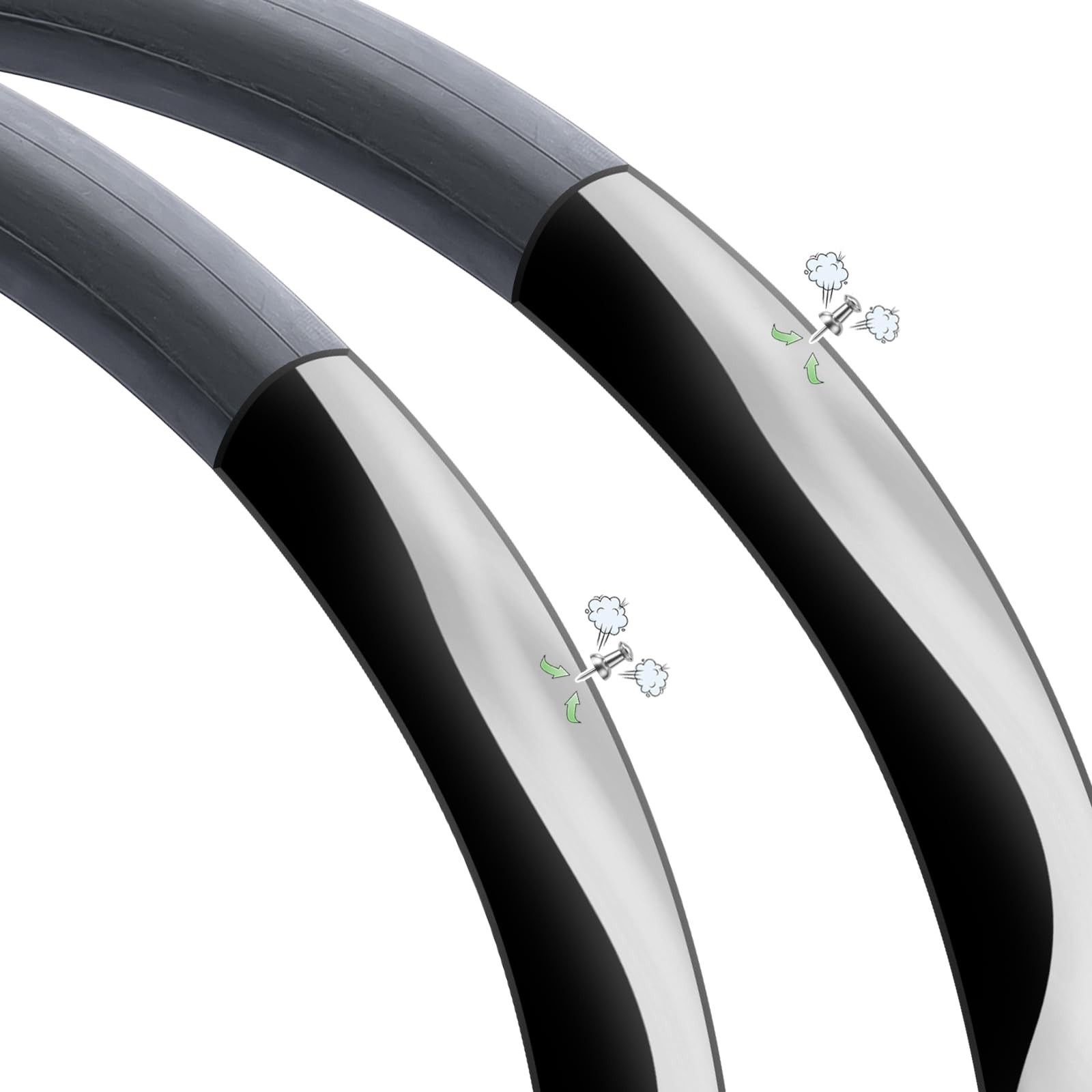 2-PCS 28″/29″ Self Sealing Bike Tubes AV32mm 29×2.125/2.2/2.25/2.3/2.35/2.4 S…