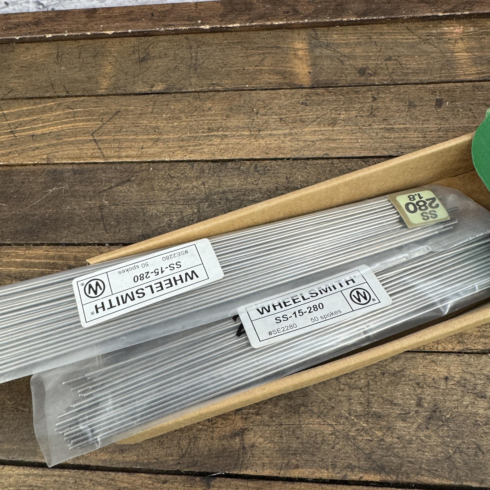 Wheelsmith Spokes 280mm Silver Steel J-Bend SS-15-280 SE2280 Bike Wheel Lot 50