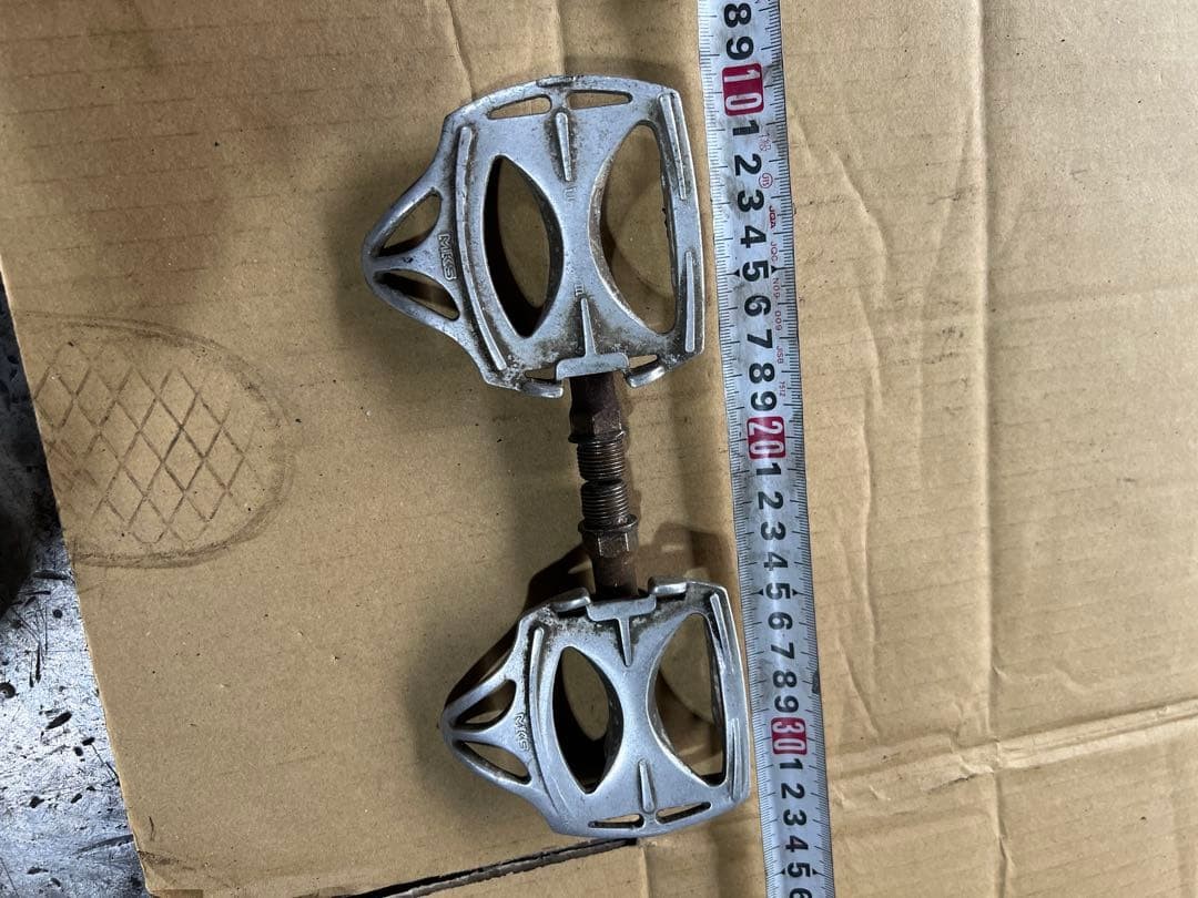 MKS Mikashima Seisakusho Flat Pedal Silver
