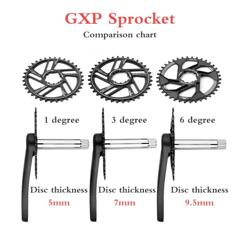 Snow Bike Crankset 170mm 30/32/34/36/38/40/42T with Sprockets Bottom Bracket BB