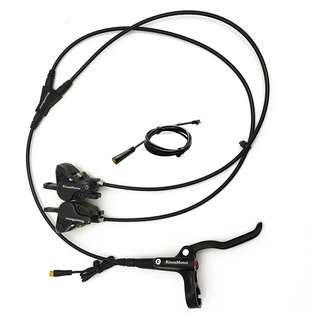 Ebike Hydraulic Disc Brake Kit Front Double Rear Single Oil Brake Components