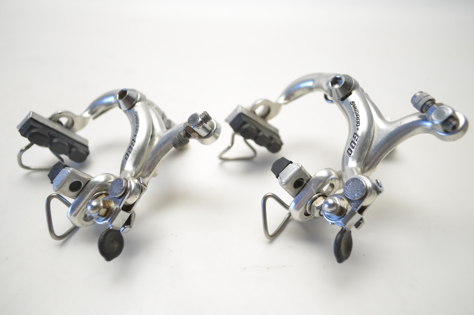 SHIMANO 600EX ARABESQUE BR-6200 CS-57 BICYCLE QR SIDEPULL BRAKE SET 52 MM CENTER