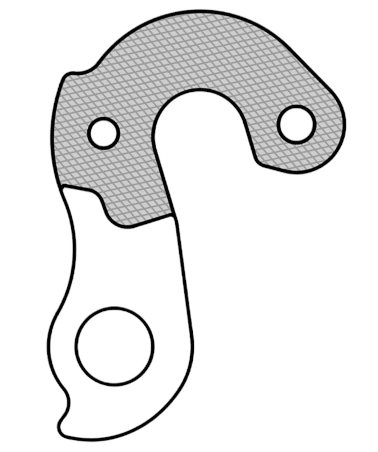 Derailleur Hanger 385 D372 Corratec Fuji Motobecane Azzurri Pells Rear Dropout
