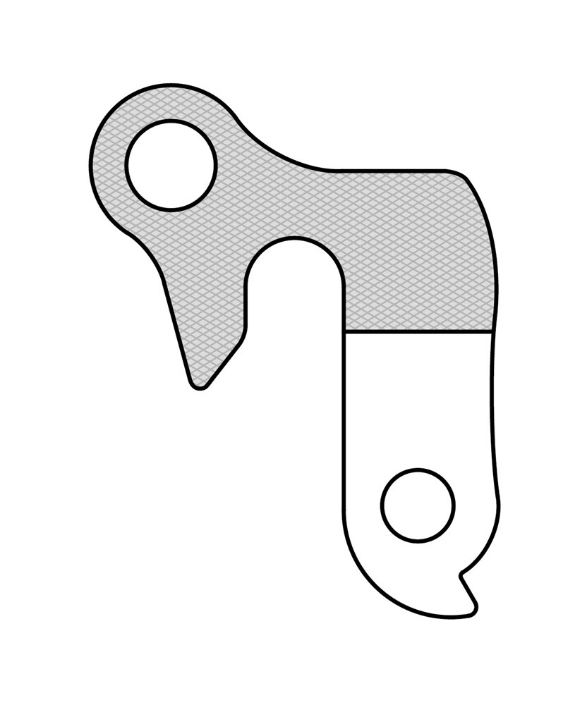 Derailleur hanger for Trek KHS Merida Cube Lapierre Univega BH | GH-001 Marwi