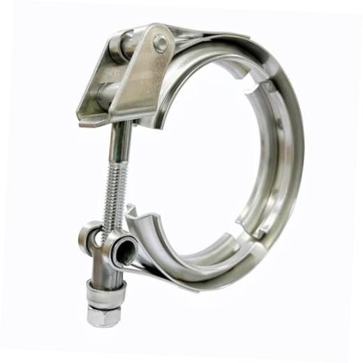 Quick Release 2.5 Inch Exhaust V band Clamp for Flange Kits 2.5 inch Silvery