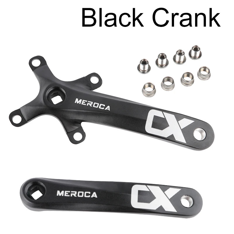 Square Hole MTB Crankset 104BCD 170mm Narrow Tooth Chainring 32/34/36/38/40T/42T