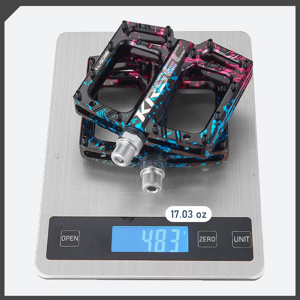 Bike Pedals 9/16 MTB Mountain Road Bicycle Wide Platform Sealed Bearing Cycling