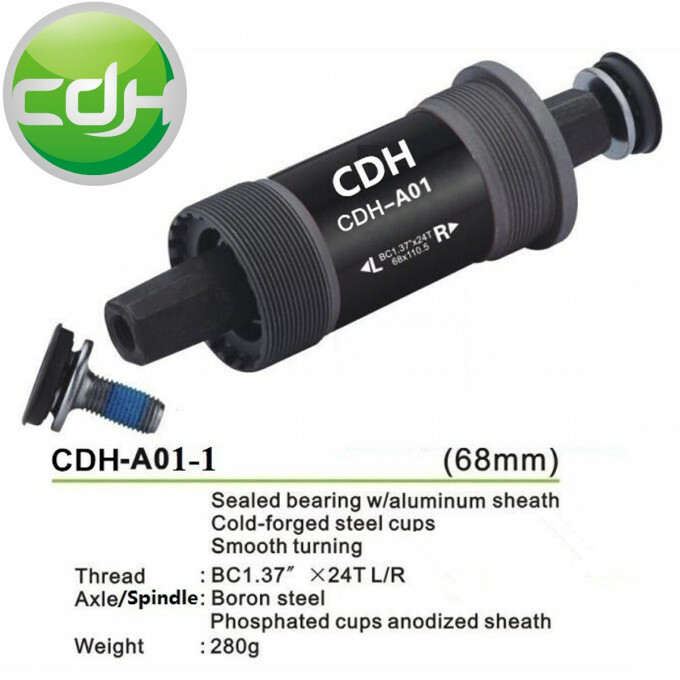 CDHPOWER English Square BB Bike Bottom Bracket Set 68mm,Aluminum,Square Taper