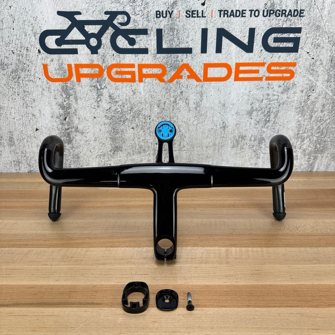 Ridden Once! Enve SES AR One-Piece 42cm 120mm Custom Painted Black Handlebar