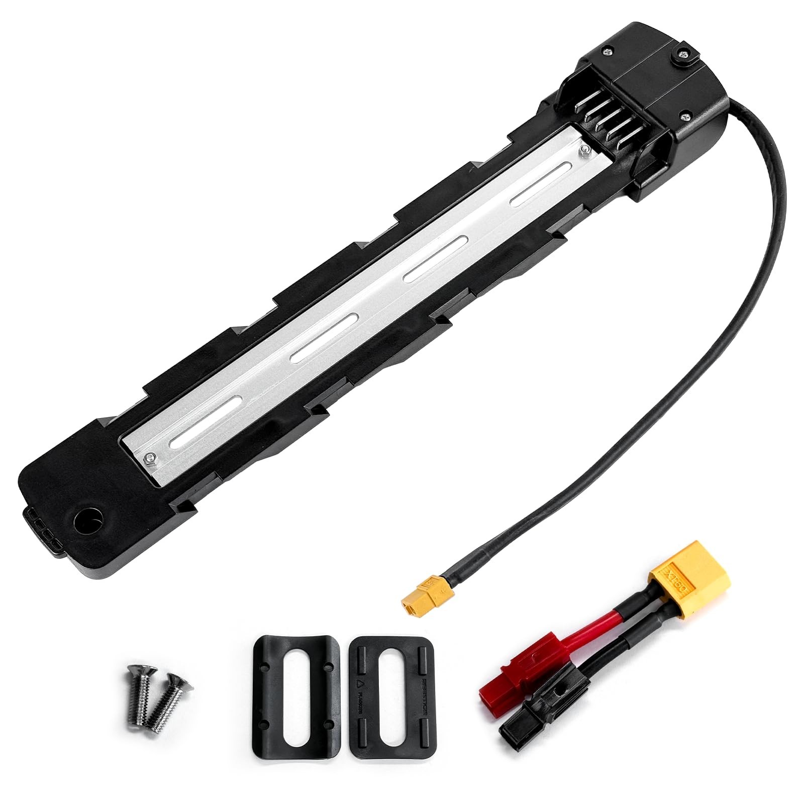 Ebike Battery Mounting Plate Replacement, 5pin Holder Bracket with XT60 & Anders