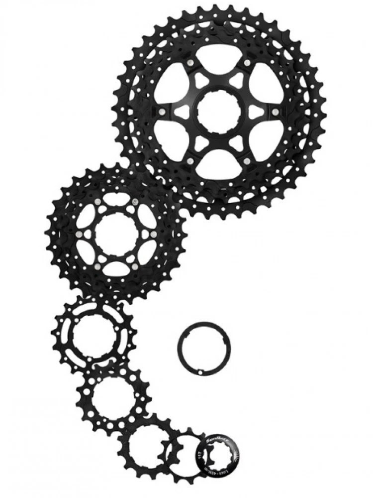 SunRace CSMS3 10 Speed Cassette 11-42T Bike Bicycle 10s Cassette – Black