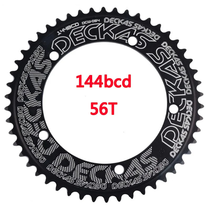 144BCD Fixed Gear Round Chainring Track Bike 44T-58T Single Speed Chainwheels