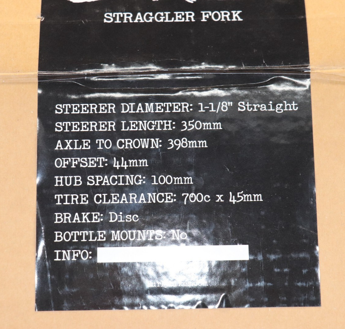 New Surly Straggler Fork – Disc Brake, Quick Release, 1-1/8 Threadless