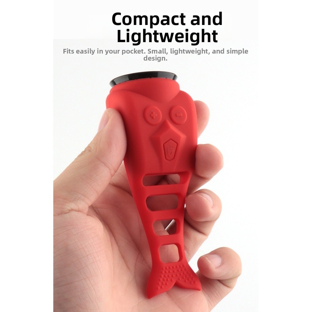120dB Waterproof Bicycle Sound Device with Volume Control Type-C Input