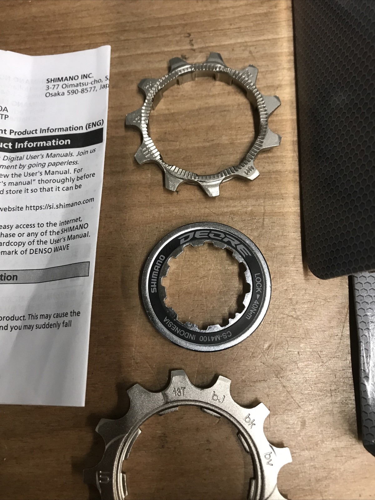 Shimano Deore CS-M4100-10 Cassette – 10-Speed, 11-46t, Silver