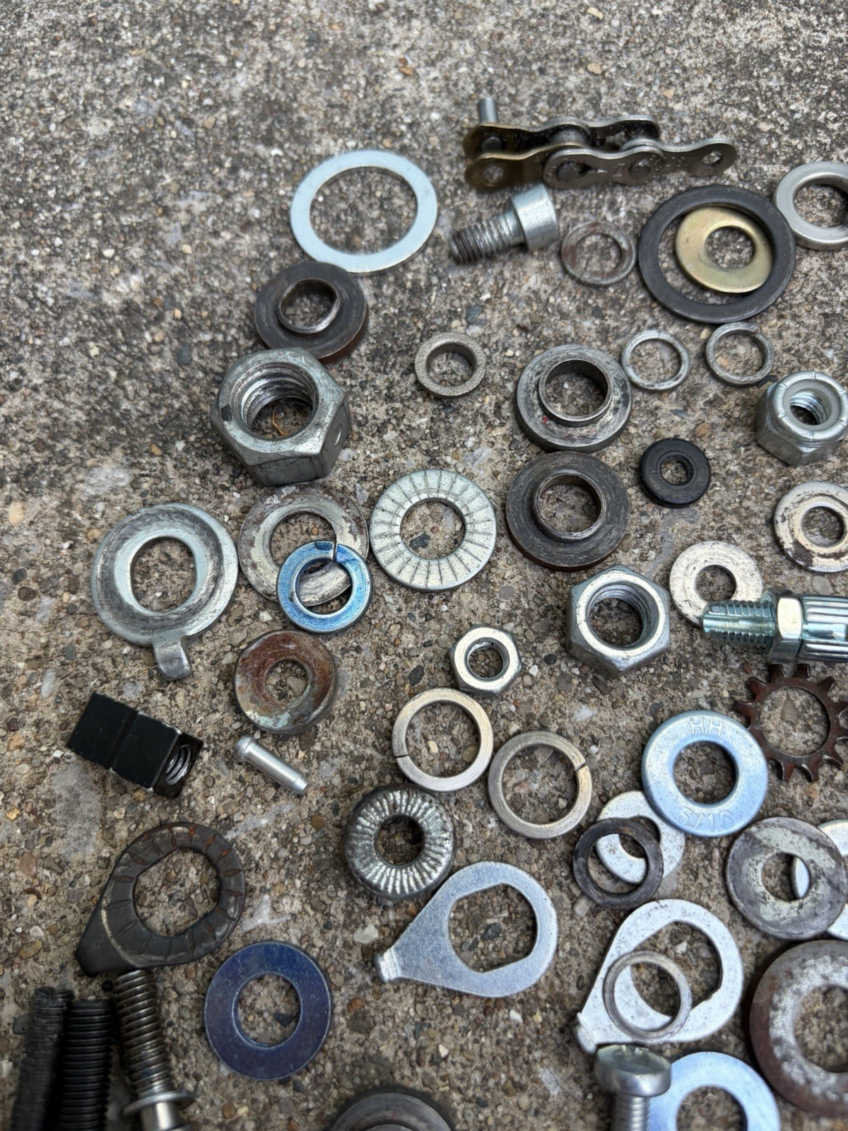 BMX Bike Bicycle Washers Bottom Bracket Lot Brake Stem Old School Bolts