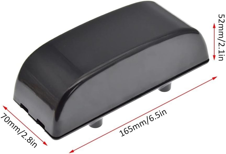 Compact Plastic Ebike Controller Case with Mounting Screws – Easy Installation
