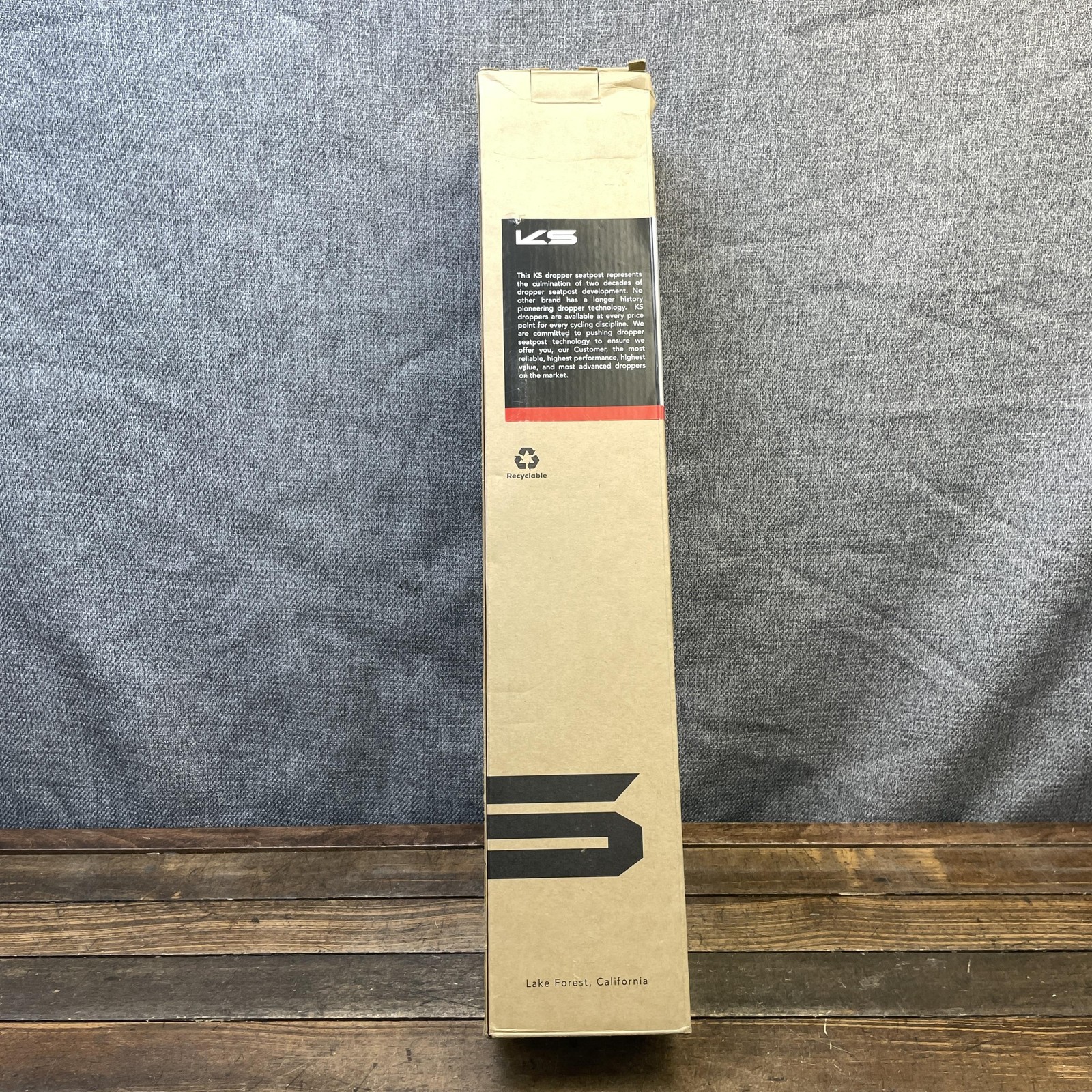 KS Eten-i Dropper Seatpost 30.9mm X 440mm 125mm Travel Black MTB Kind Shock