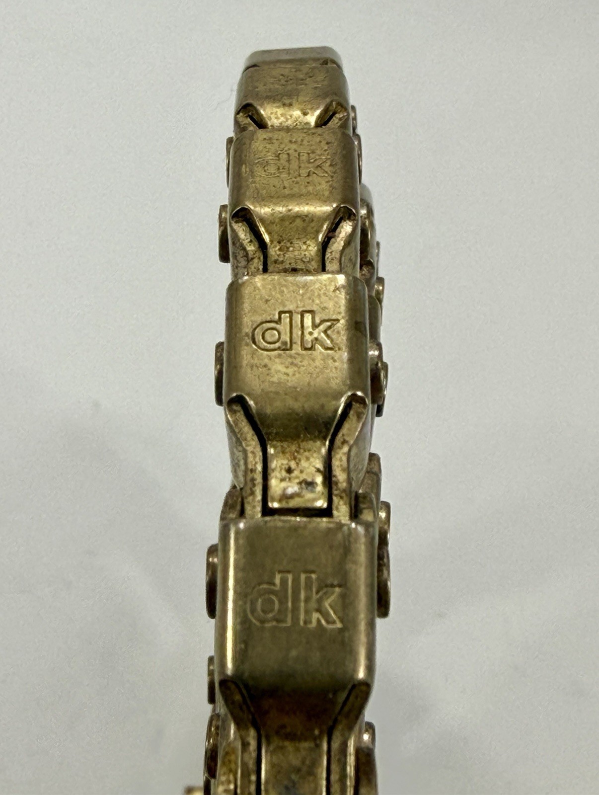 DK EXO Half Link Chain 90 Links Gold Mid School BMX Bicycle 1/8 OG 90s Single Sp