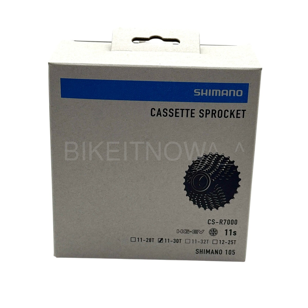 Shimano 105 CS-R7000 Road Cassette Sprocket 11-30T, 11-Speed