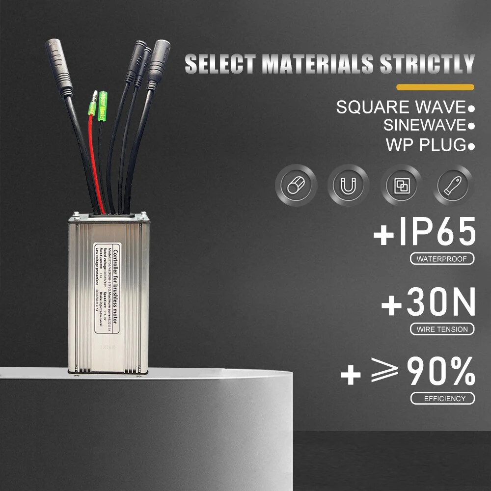 E-bike Controller 36V48V 250W-1000W Squarewave/Sinewave Controller Waterproof