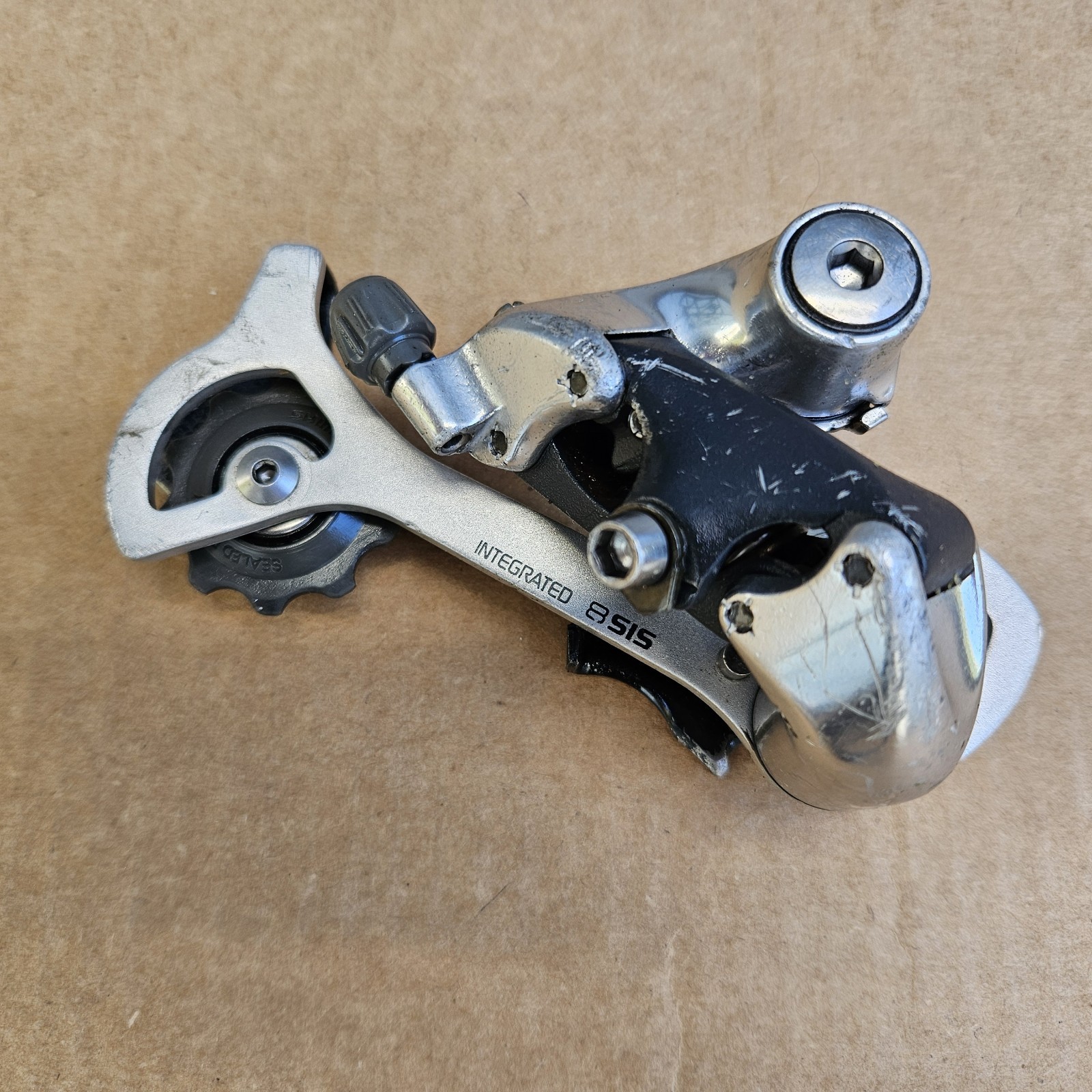 Vintage 90s Shimano Deore XT Rear Derailleur 8 Speed SIS Long Cage RD-M739 Japan