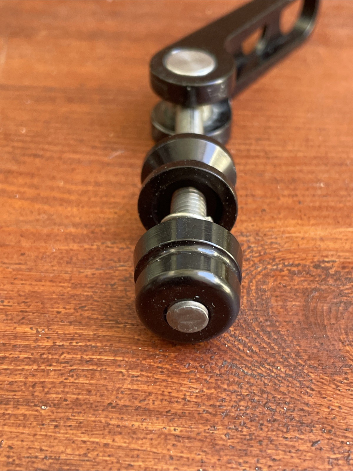 Vintage RINGLE Holey Ti Stix Titanium QR Seatpost Binder Bolt GC Black USA