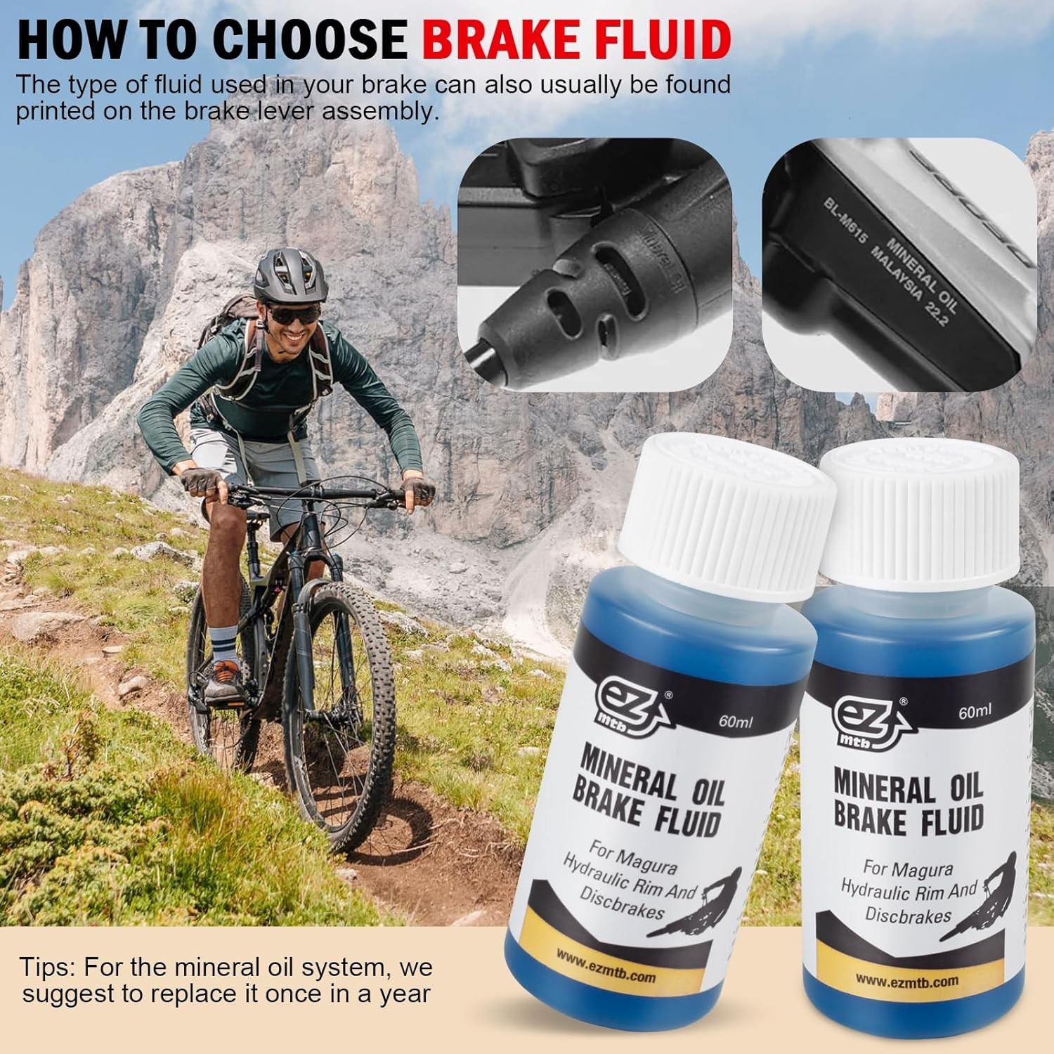 MAGURA Brake Bleed Kit w/ Mineral Oil 120ml Hydraulic Disc Bicycle Bleeding Set
