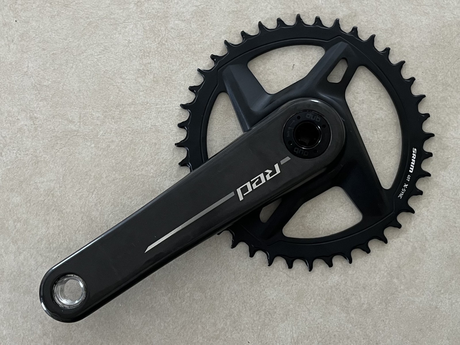 New SRAM Red XPLR Wide DUB Carbon Fiber 170mm 40t 1x 12 13 Direct Mount Crank