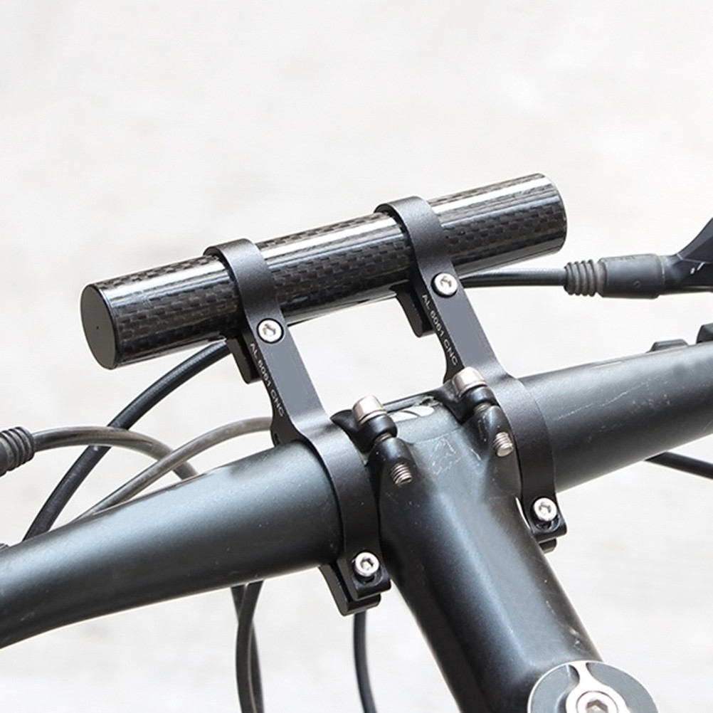 Mountain Bike Handlebars Extensions Extender Cycling Double Clamp