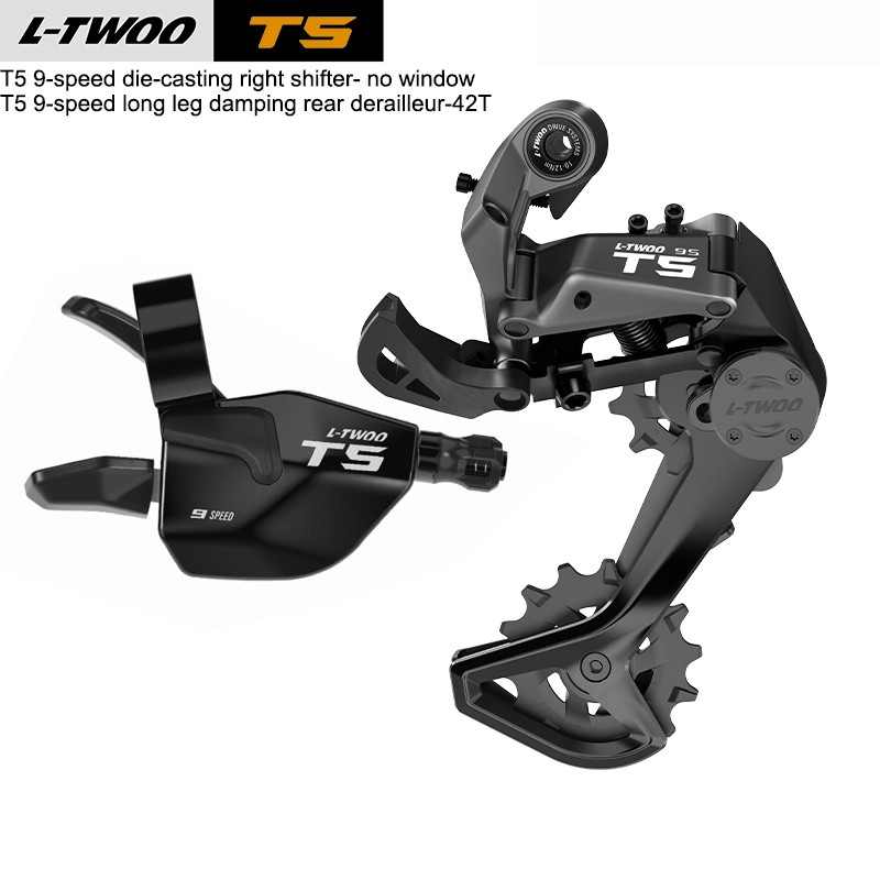 LTWOO T5 1×9 Speed Mountain Bike Shifter Rear Derailleur MTB Bicycle Groupset