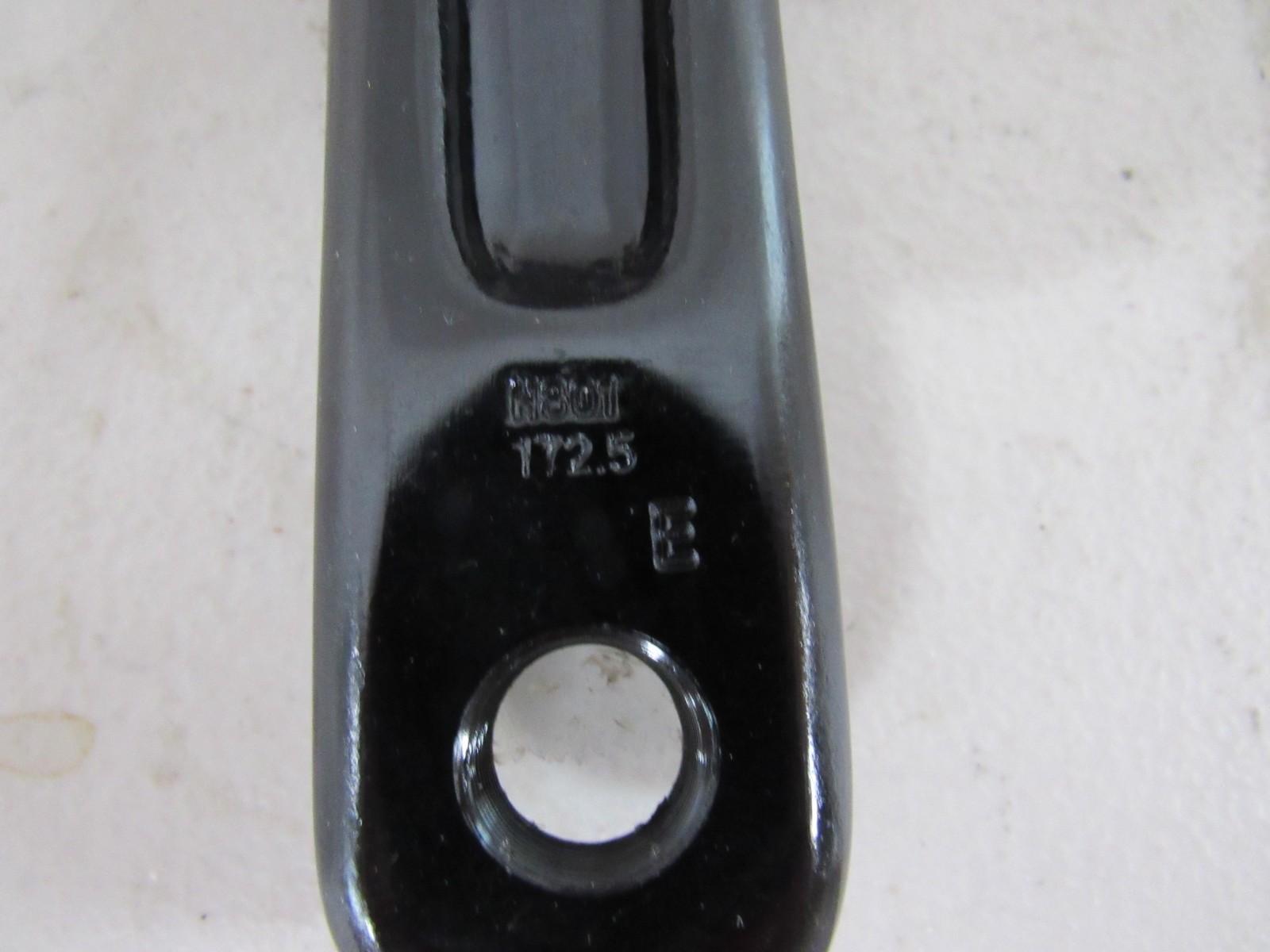 FSA VERO Double Right Crank Arm 172.5mm for Square Taper BB No Chainrings Black