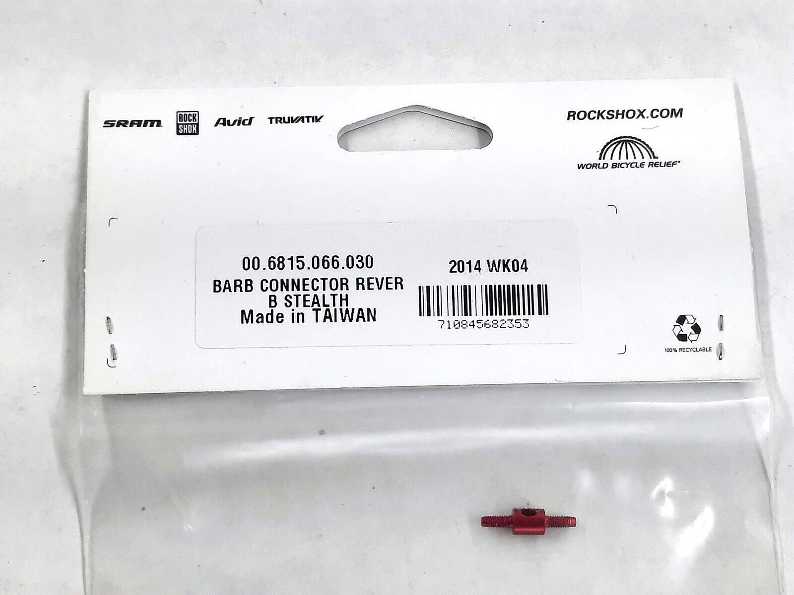 New Rock Shox Barb Connector Reverb Stealth Suspension Seatpost Tool Red