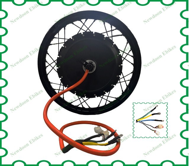 QS273 150MM 8000W hub motor with ND72850 Fardriver controller kit for motorcycle