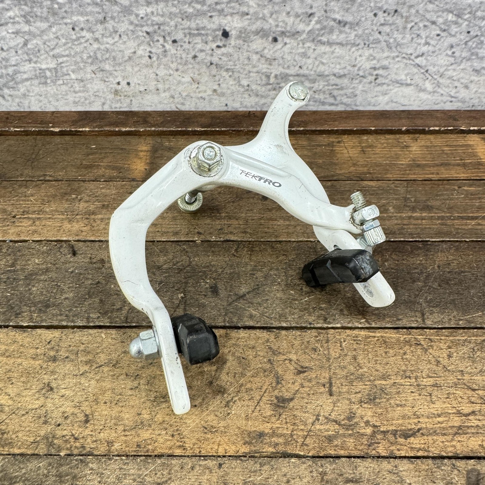 Tektro 984A BMX Brake Caliper FRONT White Side Pull 205g Aluminum BMX Bike