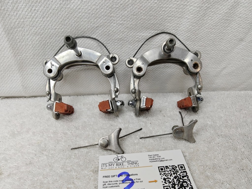 Universal Mod 61 Centerpull Brake Calipers Set F+R | Complete | 1960s Olmo