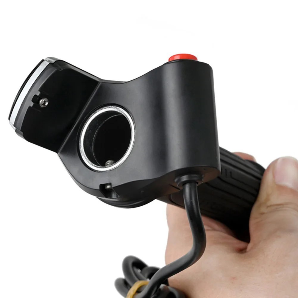 36V 48V 6pin E-Bike Throttle E-Scooter Accelerator Grip Handlebar w/ LED Display
