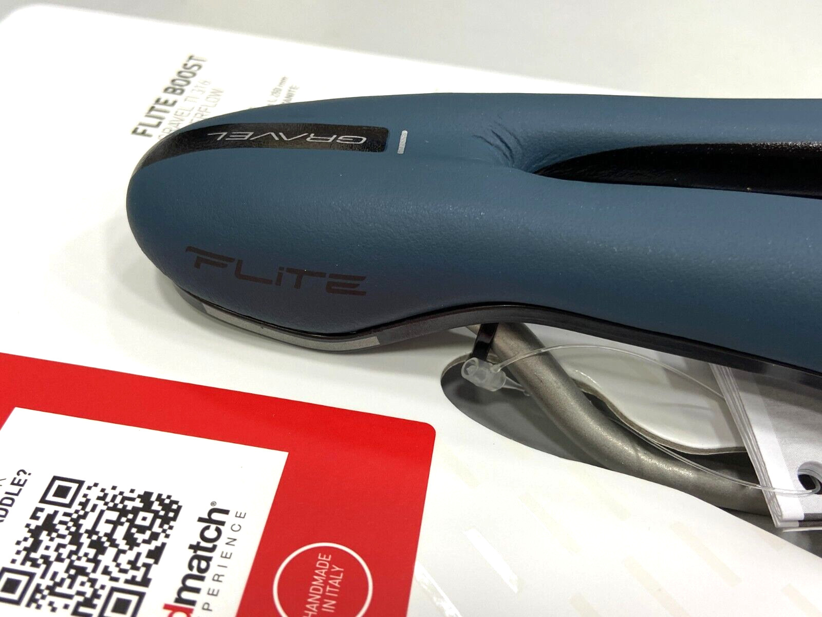 Selle Italia Flite Boost Gravel Ti316 Superflow L3(145x250mm) Saddle Blue Granit
