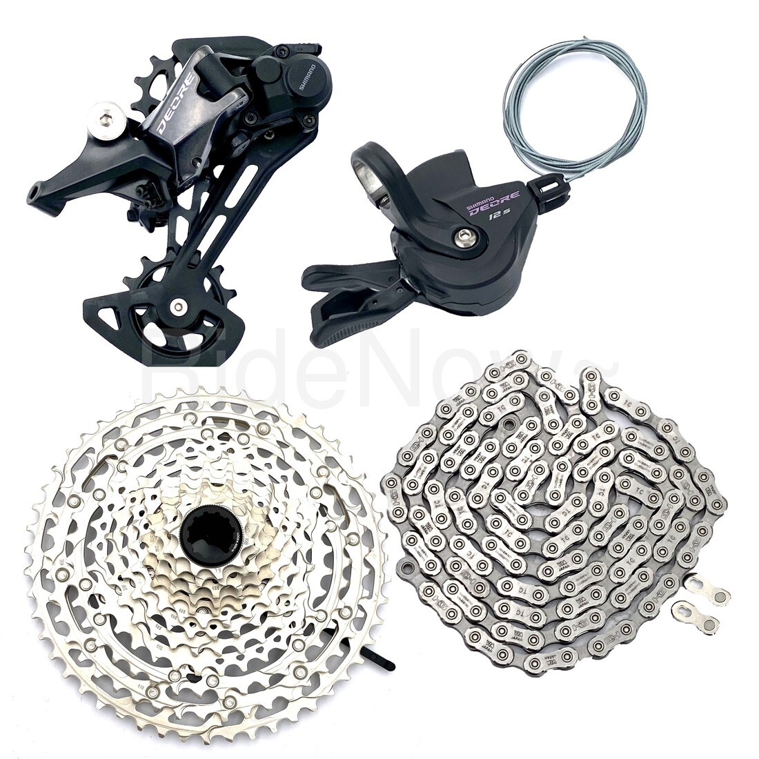 Shimano Deore M6100 12 Spd 4pcs Groupset Shifter +OGD/Derailleur/Cassette 10-51T
