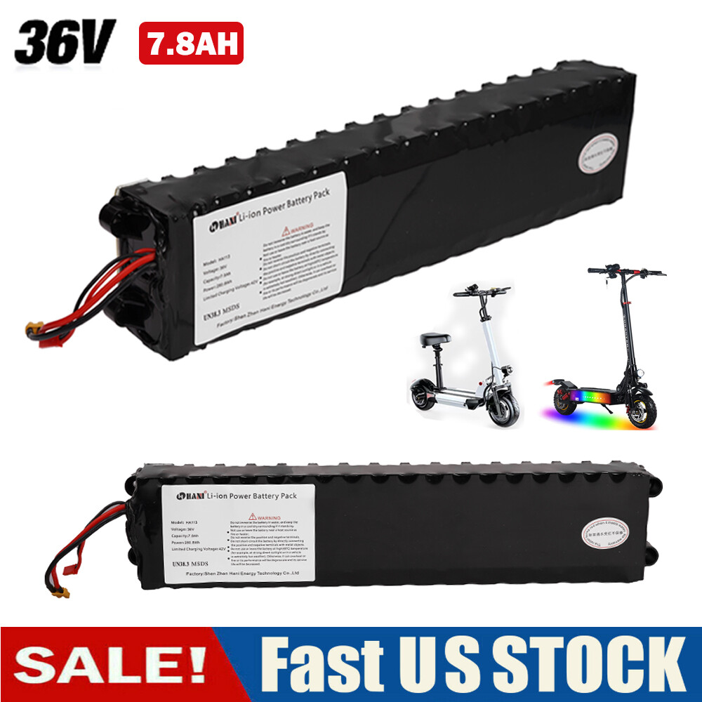 36V 7.8AH Scooter Battery Electric Scooter Replacement Ebike Bicycle Batteries