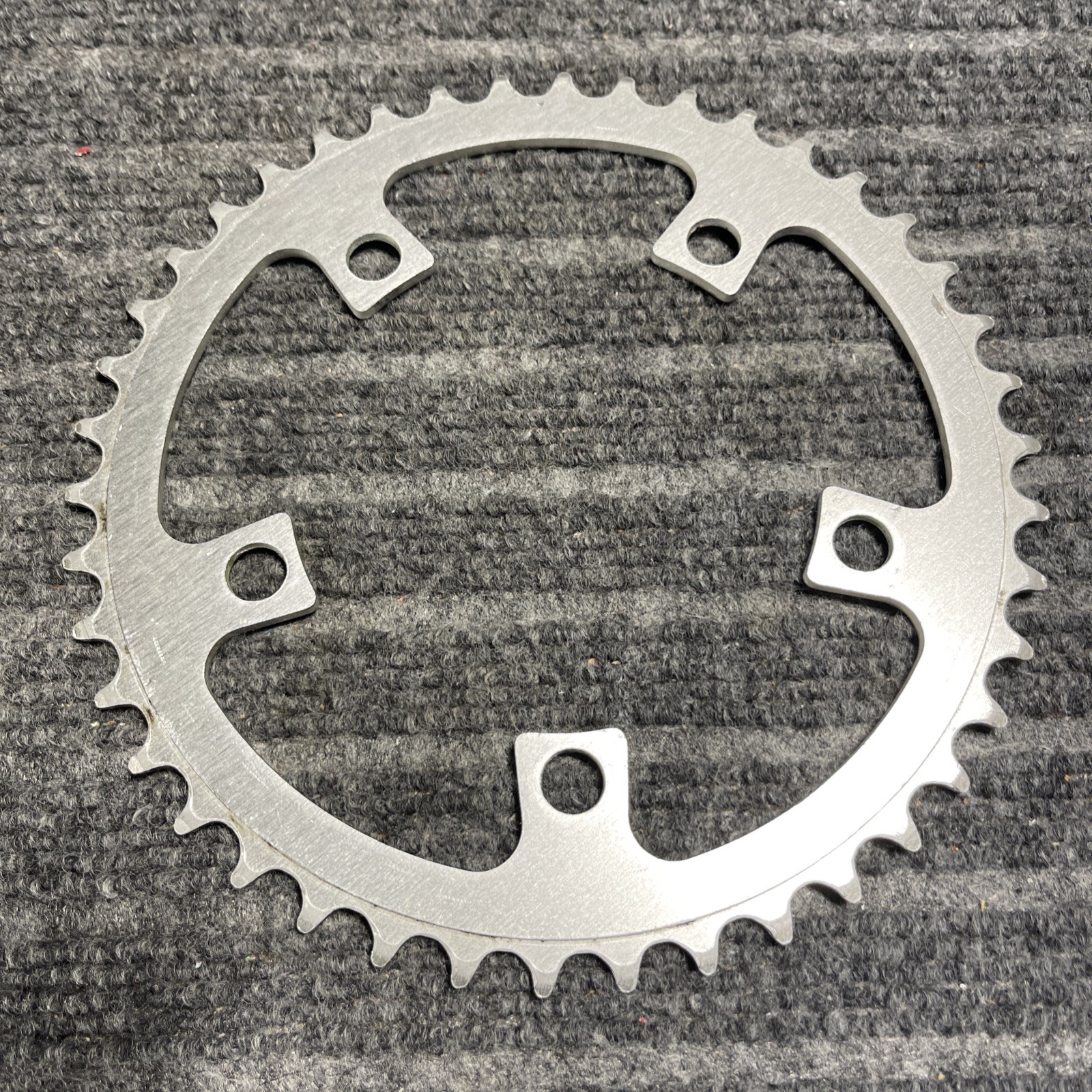 Vintage Specialized 42 Tooth 104 BCD Triple Chainring Silver Aluminum Bike MTB