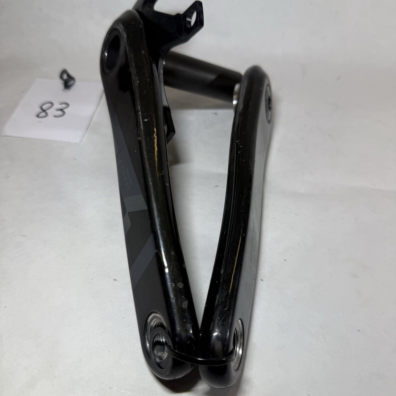 SRAM Force GXP Carbon Crank Arms 172.5mm Road Single Speed Black/Gray