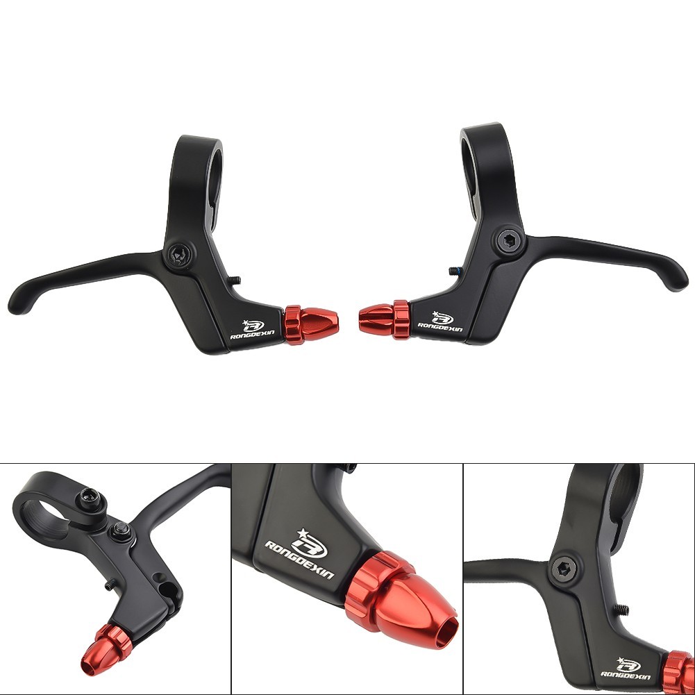 2-finger Lightweight Alloy Brake Levers Mountain Bicycle For Kid Bike MTB Parts