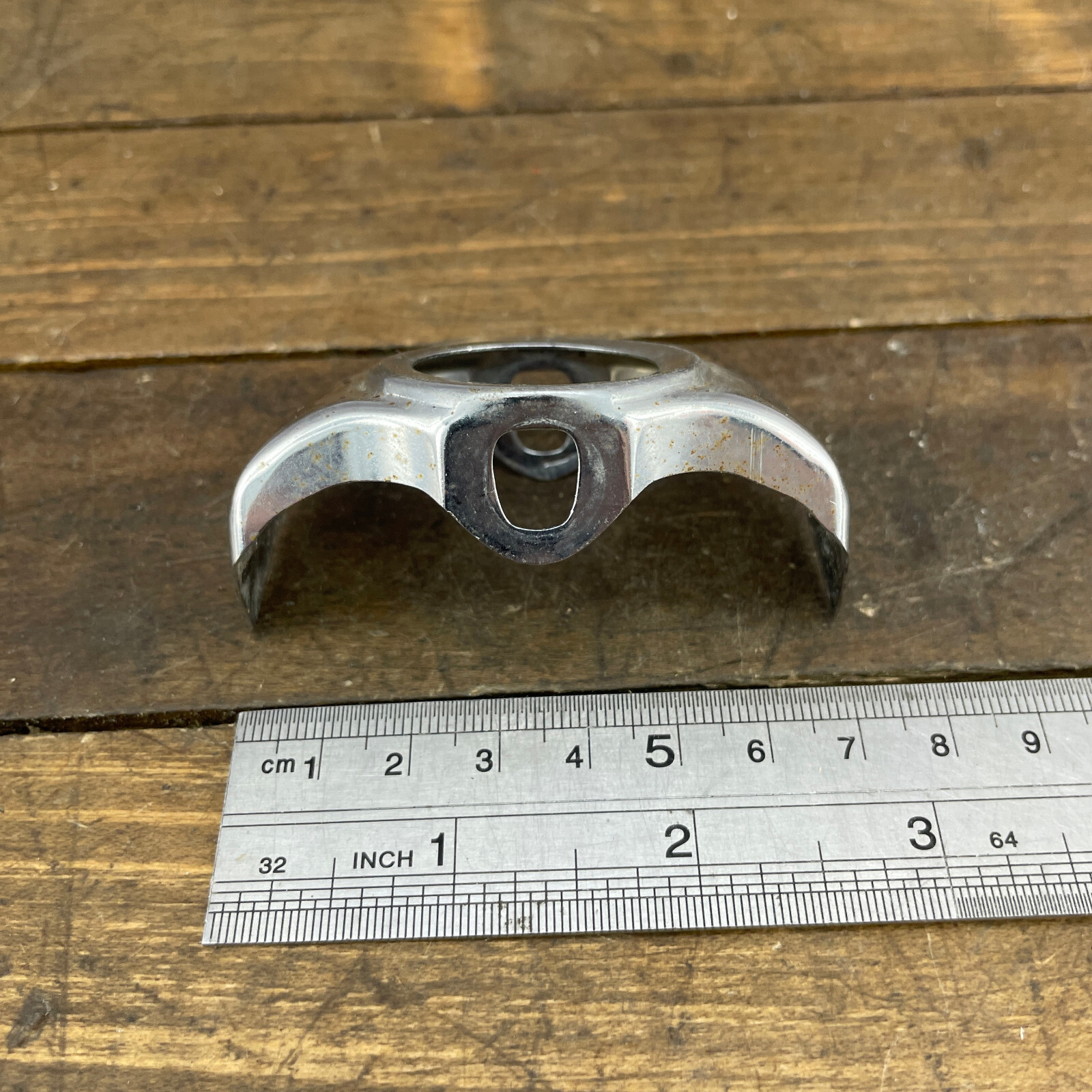 Vintage Schwinn Varsity Fork Crown 2.75 in Chrome 1 in Crown Cap Part 70s